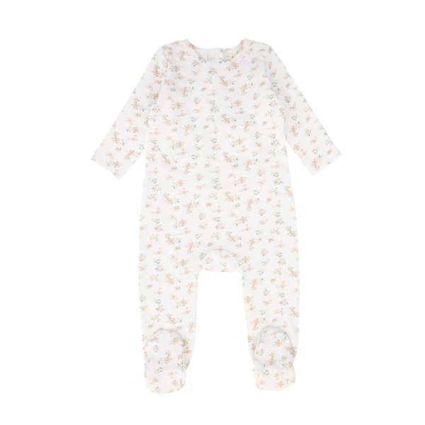Floral pink footie by Bebe Jolee Online now - Image 2