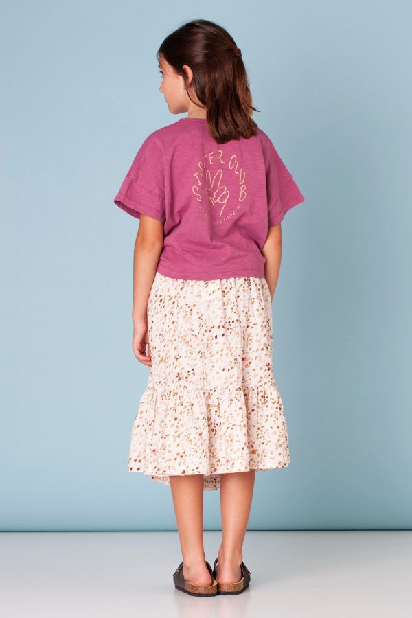 Animal print pink midi skirt by Tocoto Vintage Discount - Image 3