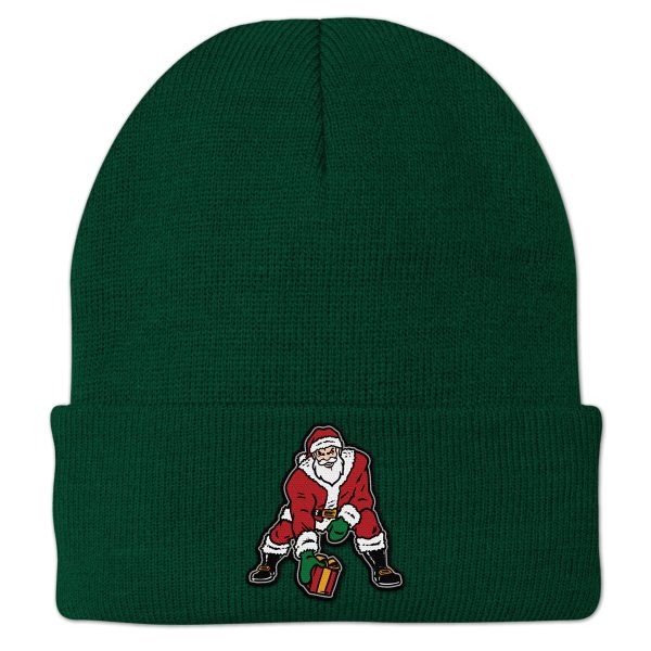 Three Point Stance Santa Cuff Knit For Discount
