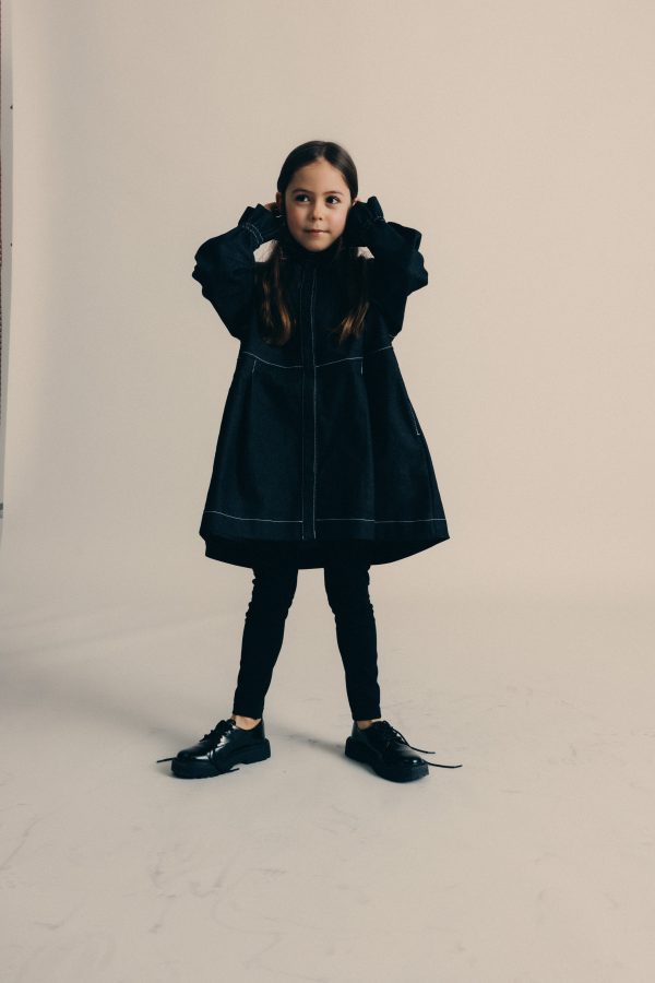 Denim black dress by Minikid Cheap - Image 4