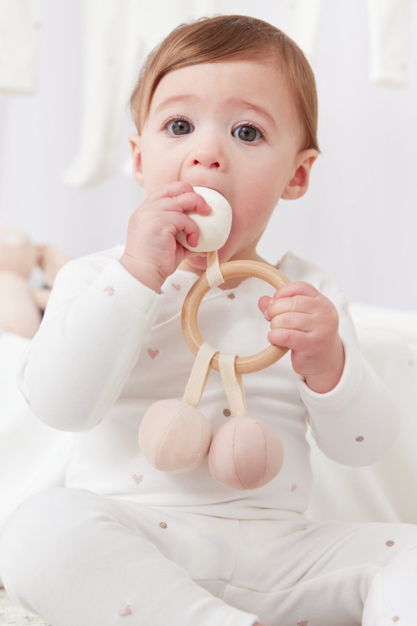 Pink heart set + hat by Kipp Baby Hot on Sale - Image 3