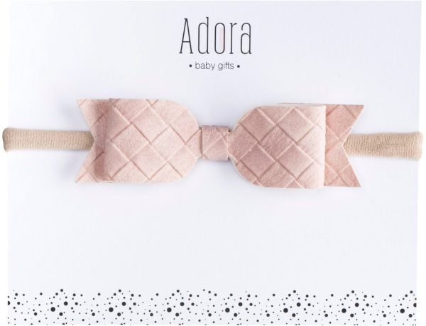 Suede Bow Headband by Adora Baby Gifts (Color Options) Discount - Image 2