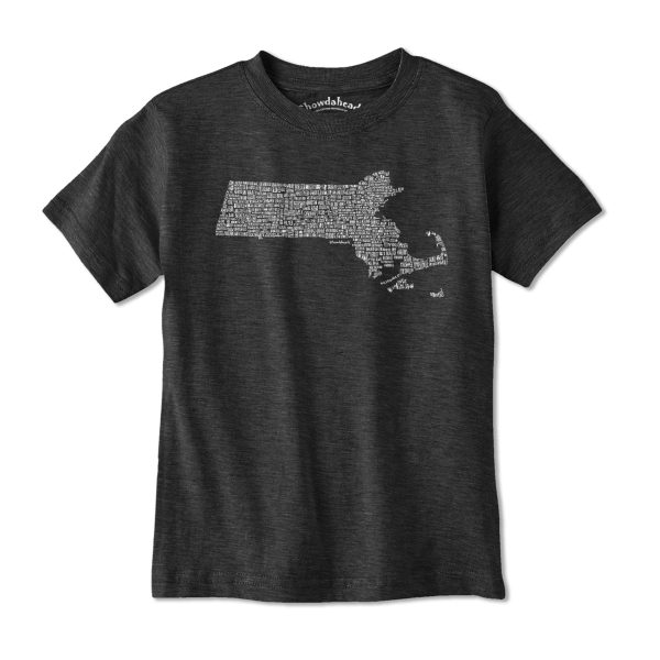 Massachusetts Cities & Towns Youth T-Shirt Hot on Sale