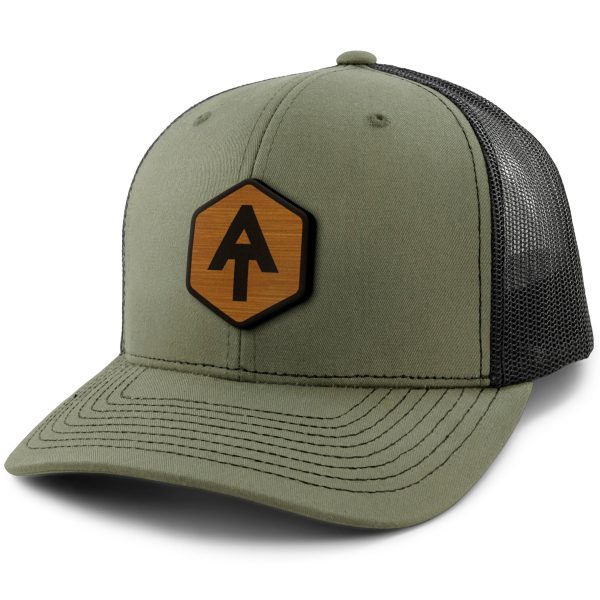 Appalachian Trail Wood Grain Patch Classic Snapback Trucker Hat Hot on Sale