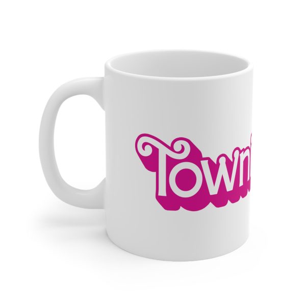 Townie Pink Logo  11oz Mug For Sale