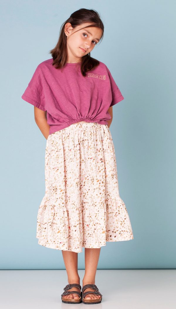 Animal print pink midi skirt by Tocoto Vintage Discount - Image 2