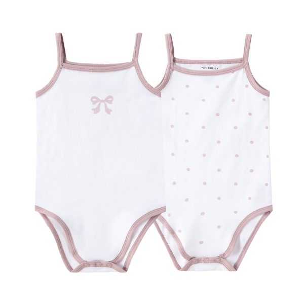 Bow & Polka Dot Onesies by Petit Clair Online