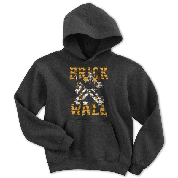Brick Wall Boston Hockey Youth Hoodie Fashion