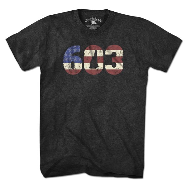 Patriotic 603 New Hampshire T-Shirt Hot on Sale