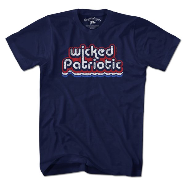 Wicked Patriotic Retro T-Shirt Cheap