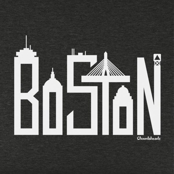 Boston Skyline Letters Youth Hoodie Online Hot Sale - Image 4