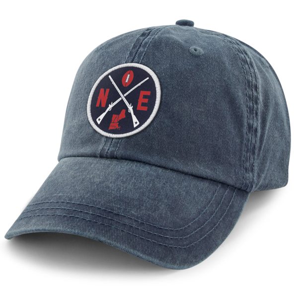 New England Football Emblem Washed Dad Hat Cheap - Image 4