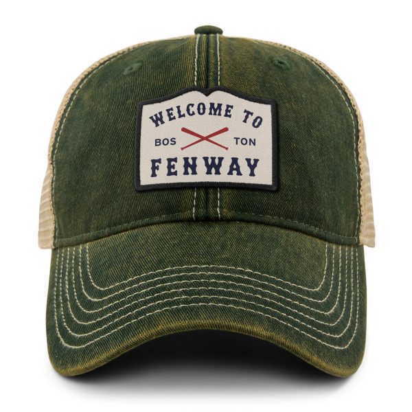 Welcome To Fenway Dirty Water Trucker Hat For Discount - Image 5