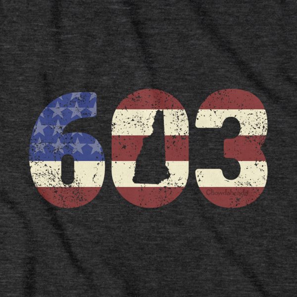 Patriotic 603 New Hampshire T-Shirt Hot on Sale - Image 2