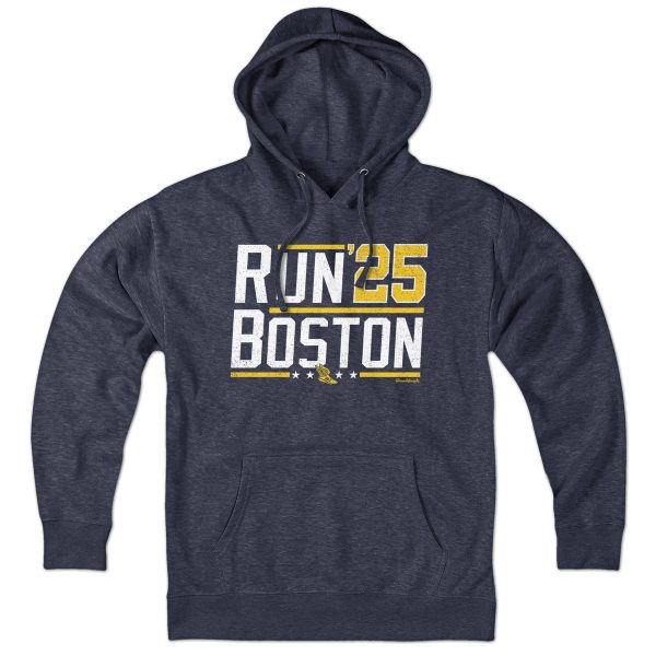 Run Boston 2025 Hoodie Hot on Sale