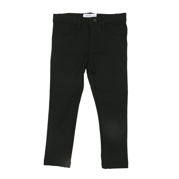 Classic Black Stretch Pants by Motu For Discount