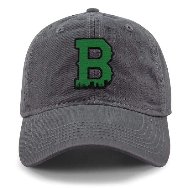 Boston B Green Skyline Dad Hat Fashion - Image 2