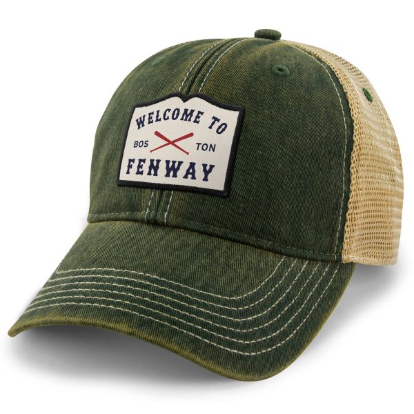 Welcome To Fenway Dirty Water Trucker Hat For Discount - Image 4