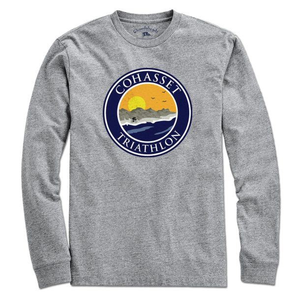 Cohasset Triathlon Logo T-Shirt Cheap - Image 3