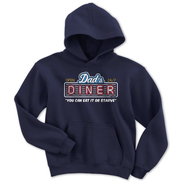 Dad s Diner Youth Hoodie Online Hot Sale