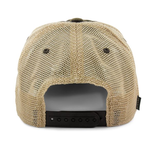 Black & Gold Bear Dirty Water Trucker Hat Supply - Image 3