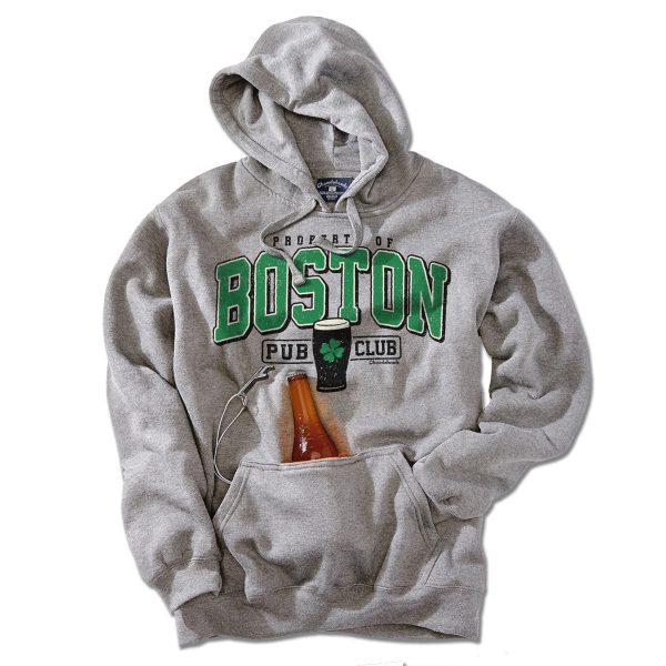 Property of Boston Irish Pub Tailgater Hoodie Cheap