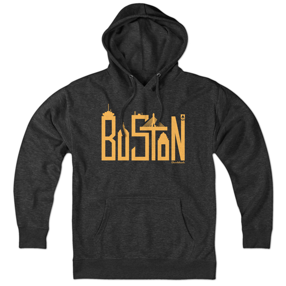 Boston Skyline Letters Hoodie Fashion