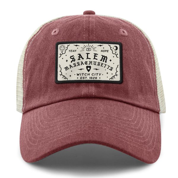Salem Mass Spirit Board Relaxed Trucker Hat Fashion - Image 2