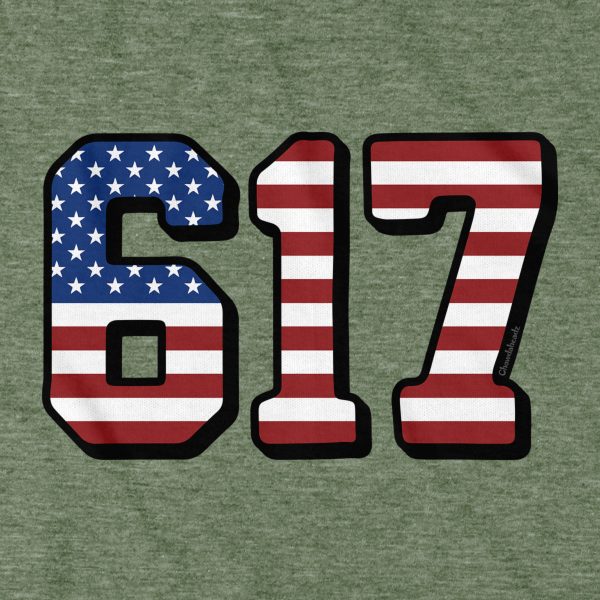 Boston 617 USA T-Shirt Online - Image 5