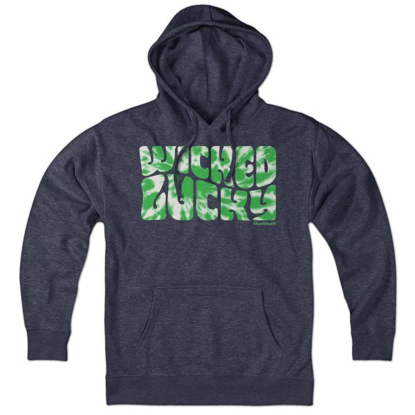 Wicked Lucky Tie Dye Hoodie Fashion - Image 3