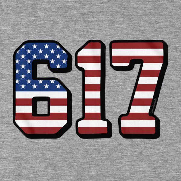 Boston 617 USA T-Shirt Online - Image 2